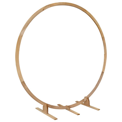 Łuk Ślubny Jasny Brąz 224 x 80 x 220 cm Lite drewno sosnowe