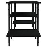 vidaXL Szafka pod TV, czarna, 102x35x45,5 cm, materiał drewnopochodny