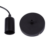 Zawiesie Abigali do żarówek E27 Czarne