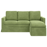 Sofa Jasnozielony 178 x 134 x 80 cm Aksamit