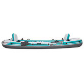 Bestway Pontoon dmuchany Szary i biały 3,64 x 1,66 m PVC