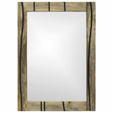 Lustro łazienkowe Prostokątny naturalny 50 x 2,5 x 70 cm