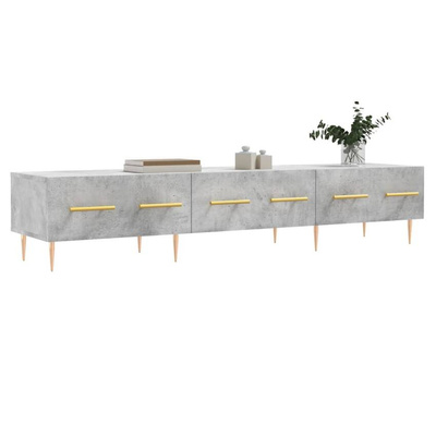Szafka pod TV, szarość betonu, 150x36x30 cm vidaXL