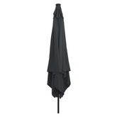 Parasolka ogrodowa Antracyt 295 x 295 x 245 cm Poliester i Stal