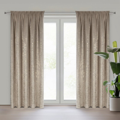 Zasłona Felis beżowa 140x270