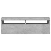 vidaXL Szafka pod TV z oświetleniem LED, szarość betonu, 120x35x40 cm wariant 4