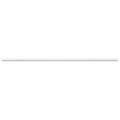 Drążek do szafy 12 pcs Srebrny 864 x 15 x 29 mm Stop Aluminium