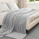Koce narzutowe 6 pcs Szary 240 x 270 cm Polar