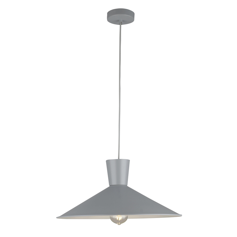 Lampa wisząca szara metal Elista Ledea 50101246