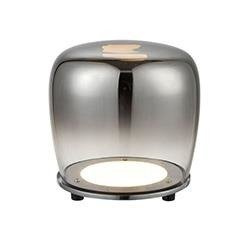 Lampa stojąca czarna szklana LED 40cm Berloz Ledea 50533051