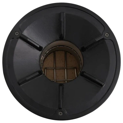 iecyk kempingowy na drewno, srebrny, 45x25x26 cm, stalowy