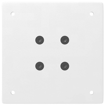 Nogi do stołu barowego 4 szt. Białe 100-102 cm Stal