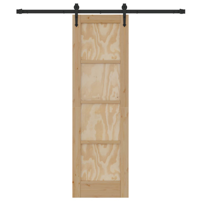 Drzwi przesuwne ORKDAL 61 x 198,5 cm Lite drewno sosnowe