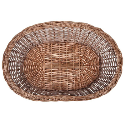 vidaXL Wiklinowy kosz/legowisko dla psa, naturalne, 50 cm