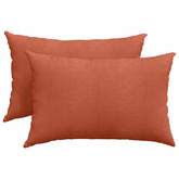 Poduszki na sofę 2 pcs Czerwono-pomarańczowy 60 x 40 cm