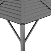vidaXL Altana z zadaszeniem, 3x3 m, antracytowa