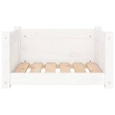 vidaXL Legowisko dla psa, białe, 55,5x45,5x28 cm, lite drewno sosnowe wariant 4