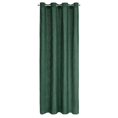 Zasłona Pier ciemnozielona 140x250