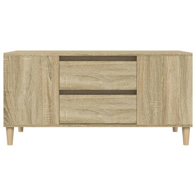vidaXL Szafka pod TV, dąb sonoma, 102x44,5x50 cm