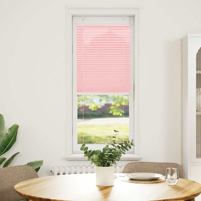Roleta plisowana różowa 40x150 cm Szerokość tkaniny 39,4cm