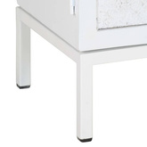 vidaXL Szafka pod TV, biała, 115x30x46 cm, lite drewno mango