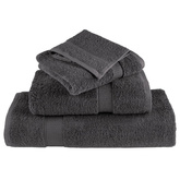 Ręczniki toaletowe Premium, SOLUND 10 szt. Antracyt 30x30cm 600 g/m?