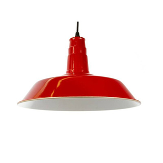 Lampa Wisząca Retro Loft Czerwona 36cm E27 Abruzzo Grote