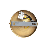 Lampa Wisząca szklana Kula ?15cm Złota Abruzzo Sigma