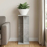 Stojak na rośliny Betonowy Szary 25 x 25,5 x 60,5 cm