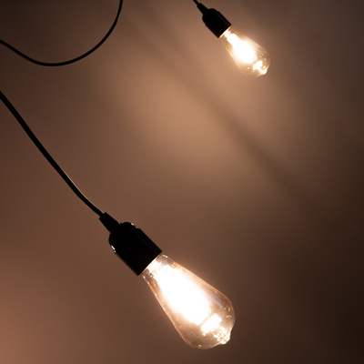 Lampa wisząca pająk ARANEA 6xE27 czarny EDO777189 EDO Solutions