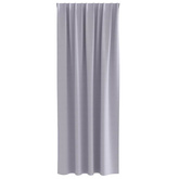 Firany blackout z kółkami 2 pcs Metaliczny Szary 260 x 140 cm