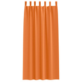 Firany blackout z kółkami 2 pcs Jasnopomarańczowy 245 x 140 cm