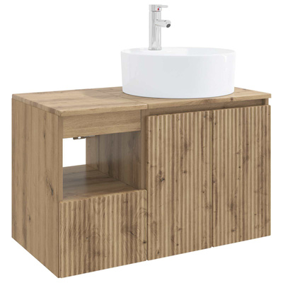Zestaw mebli łazienkowych 2 szt. Dąb artisan