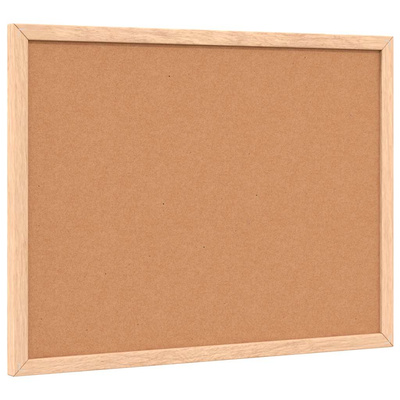 Tablica korkowa z ramą z litego drewna sosnowego 40x30 cm