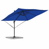 Parasol Roma Niebieski 286 x 284 x 265 cm Aluminium i Poliester