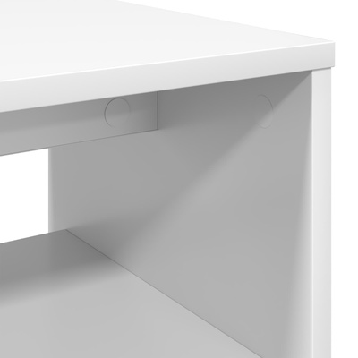 Szafka pod telewizor 100 x 35 x 40 cm Biały Drewno inżynieryjne