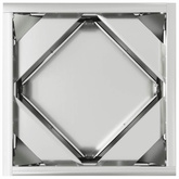 Donica Srebrny 30 x 30 x 30 cm Stal Galwanizowana