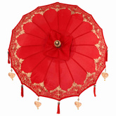 Baliński Parasol Czerwony 125 x 125 x 260 cm