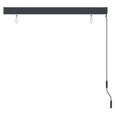 vidaXL Roleta zewnętrzna, 140x250 cm, antracytowa