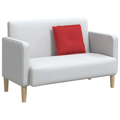 Poduszka na plecy Czerwony 50 x 19 x 45 cm tkanina