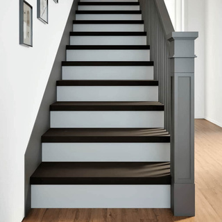 Stopnie schodowe 12 szt. brązowoczarne 70x25x2 cm lite drewno dębowe