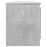vidaXL Szafka pod TV, z oświetleniem LED, szara, 120 x 30 x 35,5 cm