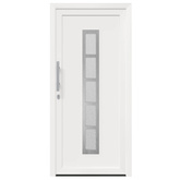 Drzwi Frontowe 98 x 208 cm PVC Biały