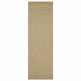 vidaXL Dywanik, naturalny sizal, 80x250 cm, zielony