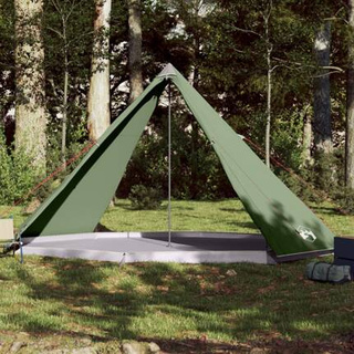 vidaXL Namiot rodzinny tipi, 8-osobowy, zielony, wodoszczelny model standard