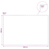 Plandeka z oczkami zielony 8 x 12 m 140 gsm PE