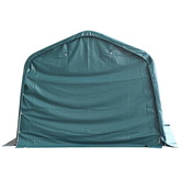Namiot dla bydła, PVC 550 g/m?, 3,3 x 8 m, ciemnozielony