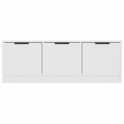 Szafka pod telewizor, biała, 102x35x36,5 cm