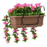 Sztuczne Kwiaty Purpurowy czerwony 55 x 20 x 55 cm PE i stal