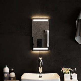 Lustro łazienkowe z LED, 20x40 cm vidaXL